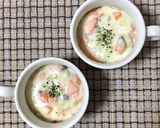 離乳食後期★鮭と野菜のクリーム煮作り方6写真