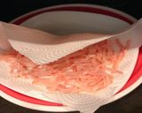 卵を泡立て濃厚に、納豆カルボナーラ！作り方7写真