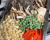 七目(植物性)炊き込みご飯作り方2写真
