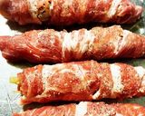 たけのこの煮物からの〜肉巻き！作り方3写真