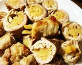 たけのこの煮物からの〜肉巻き！作り方5写真