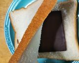 板チョコ入りフレンチトースト作り方1写真