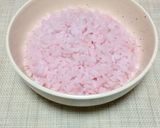 紫キャベツで桜色ご飯&お酢で食中毒予防♪作り方7写真
