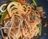 豚キムチうどん作り方8写真