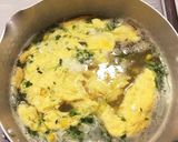 豆苗、コーン、ふわふわ卵のスープ作り方6写真