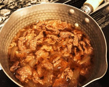 簡単ひやあつ肉うどん☆めんつゆ使用作り方2写真