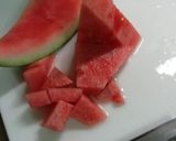 野菜果物で簡単ゼリー(西瓜)作り方1写真