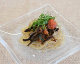 簡単☆緑豆春雨と長ひじきの梅和え作り方6写真