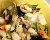 全てレンジ胸肉なすトンテキ味青椒肉絲風作り方18写真
