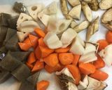 根菜たっぷり筑前煮作り方1写真