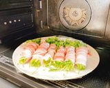 5分で料理！簡単レンジで豆苗豚バラ巻作り方3写真