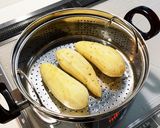 子供達に高評価。さつまいものお菓子餃子♪作り方3写真