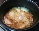 焼きカブと鶏ひき肉の和風とろみスープ作り方2写真