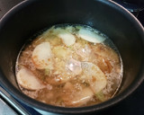 焼きカブと鶏ひき肉の和風とろみスープ作り方2写真