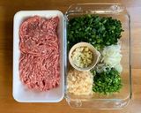 ホロ苦トレビスで包んで食べる★肉味噌★作り方1写真