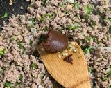 ホロ苦トレビスで包んで食べる★肉味噌★作り方4写真