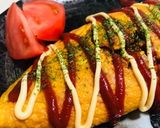 お麩でカサ増し♡簡単ジューシーオムレツ作り方4写真