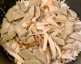 山椒乗せ♪鰯ツミレとゴボウの炊き込みご飯作り方2写真