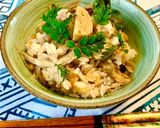 山椒乗せ♪鰯ツミレとゴボウの炊き込みご飯作り方3写真