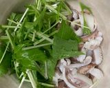 さっぱりイカと水菜のレモンポン酢和え作り方5写真