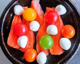 炙りサーモンのカルパッチョ風作り方4写真