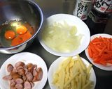 簡単！具だくさんのまあるい卵焼き作り方1写真
