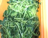 豆苗のクリチーサラダ作り方1写真