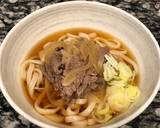 簡単ひやあつ肉うどん☆めんつゆ使用作り方5写真