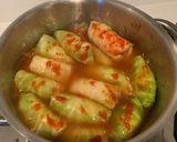 絶品☆鶏ひき肉のロールキャベツ作り方9写真