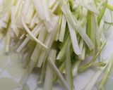 やみつき♪セロリのきんぴら作り方1写真