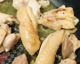 鶏もも肉の塩レモン炒＆ブロッコリーサラダ作り方2写真