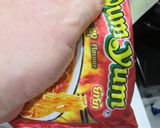 トムヤムクン味タイ製ラーメンでチャーハン作り方2写真