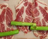 肉巻き辛味噌添え作り方2写真