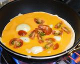 ホヤとゴーヤ、フルーツトマトの卵炒め作り方4写真