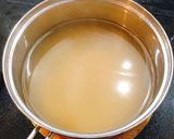 豆苗とたまごの中華スープ作り方1写真