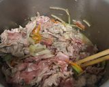豚ゴボウそばつゆのフォー作り方12写真