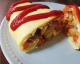 甘辛ケチャップのポテトオムレツ*･作り方15写真