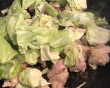 旬な春キャベツで鶏肉と厚揚げの煮物作り方4写真