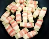やみつき!簡単!安上り! 餅ぶたロ〜ル作り方3写真
