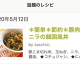 ＊簡単＊節約＊豚肉とニラの韓国風丼作り方6写真