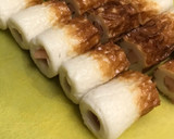 ちくわと新生姜の磯辺揚げ焼き作り方2写真
