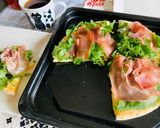 簡単に高級感♡生ハムとルッコラPizza作り方7写真