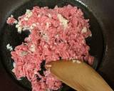 スタミナ満点！豚ひき肉のニラ味噌丼作り方2写真