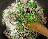 スタミナ満点！豚ひき肉のニラ味噌丼作り方3写真