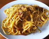 濃厚カルボナーラ！ベーコンと卵の風味で♪作り方6写真