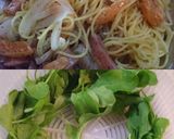 お刺身で冷製パスタ☆夏のペスカトーレ作り方4写真