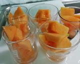 野菜、果物で簡単ゼリー(寒天で作る編)作り方3写真