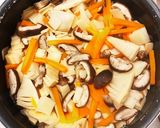 シャキシャキ食感！椎茸香るたけのこご飯作り方4写真
