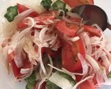 簡単★トマトと新玉ねぎの冷製パスタ★作り方4写真
