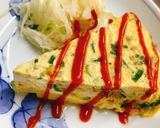 【病院】豆腐オムレツ【給食】作り方4写真